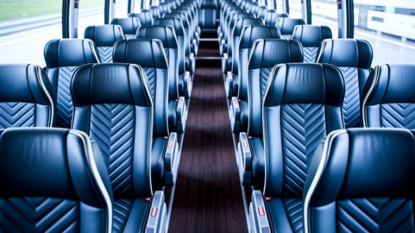 hillsboro 50 passenger charter bus inside